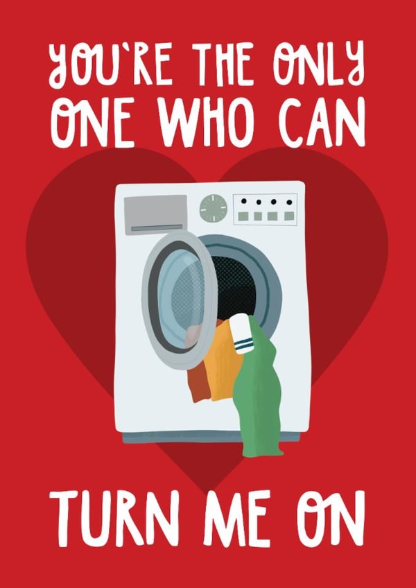 Funny Washing Machine Card created by AbiGoLucky