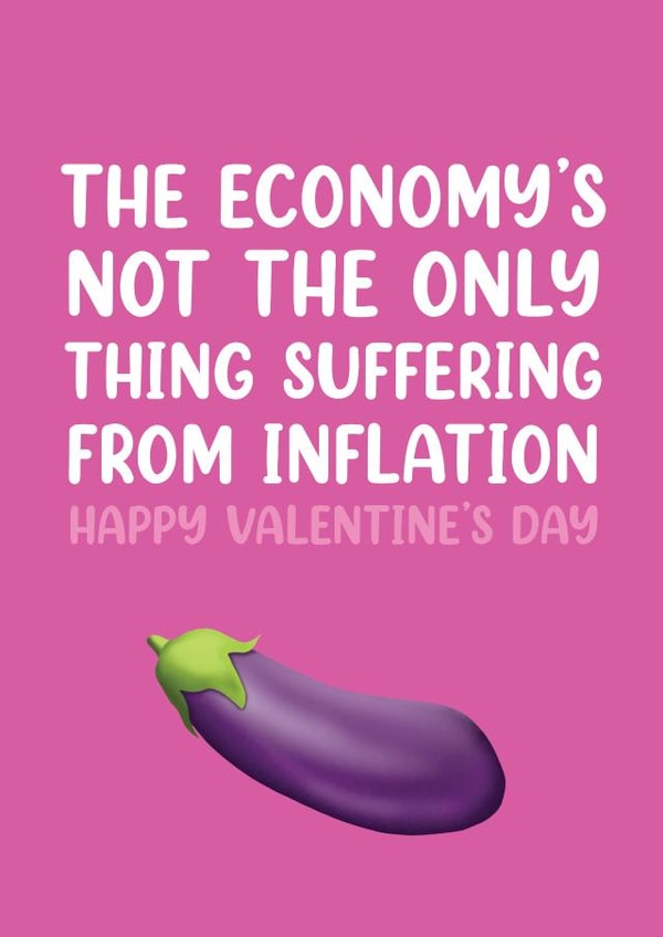 Hilariously Raunchy Eggplant Innuendo Valentine's Day Card created by Picardso