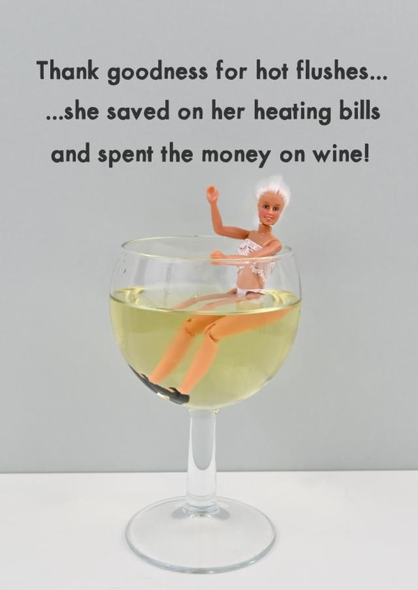 Hot flushes created by Bold & Bright Cards