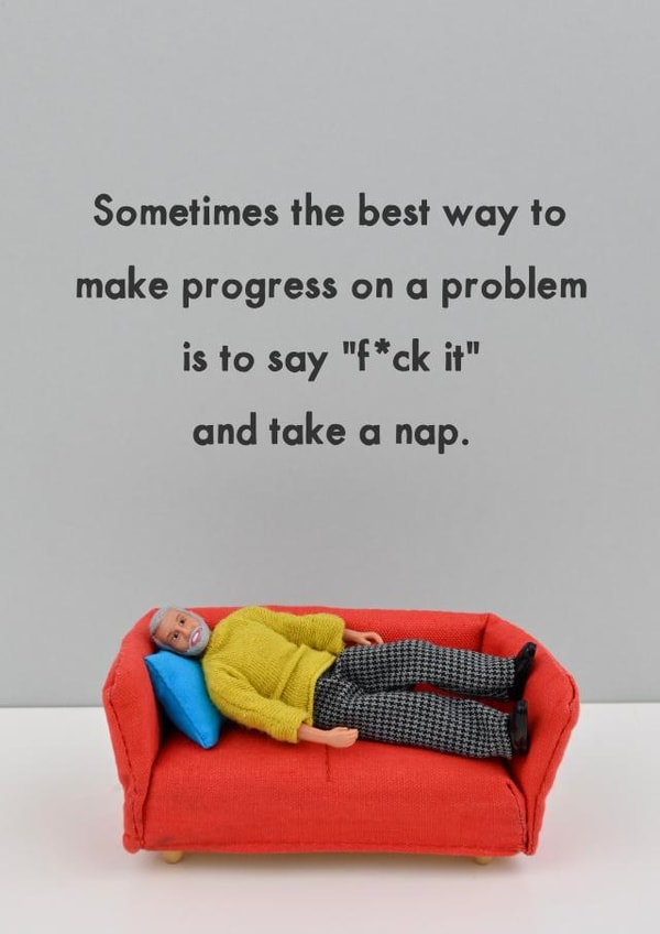 Nap progress created by Bold & Bright Cards