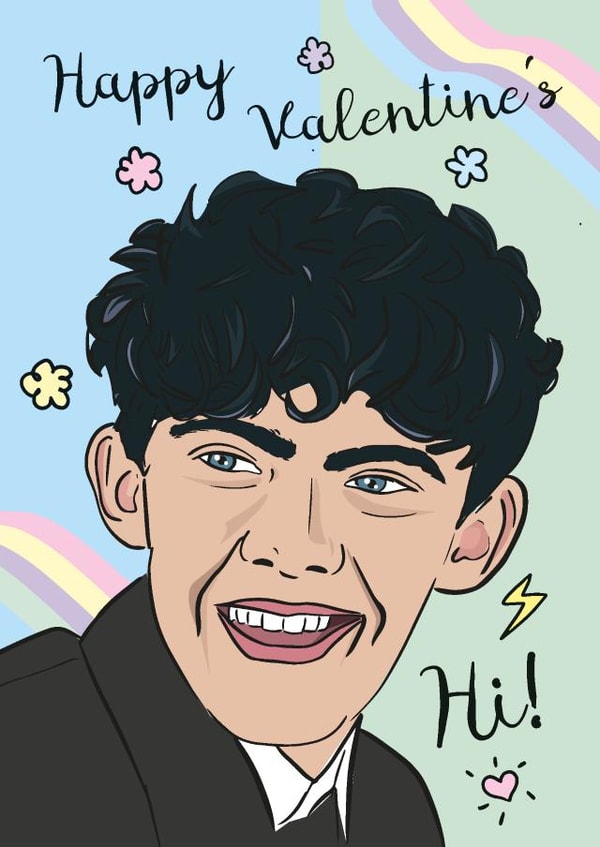 Heartstopper valentines card created by Rulu