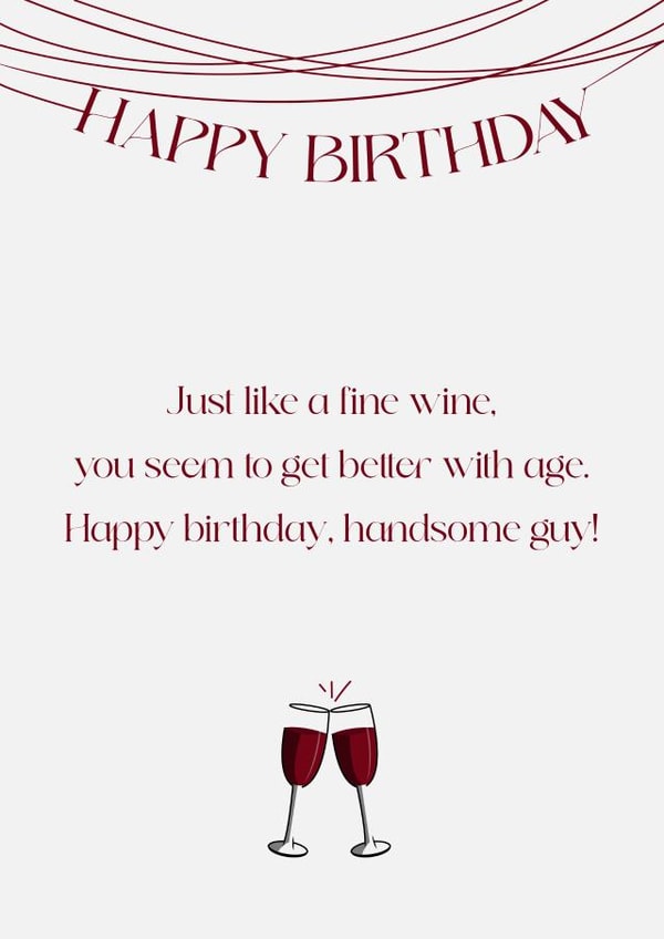 Classic birthday Card For Significant Other–you taste like something I like created by omar elmoudden