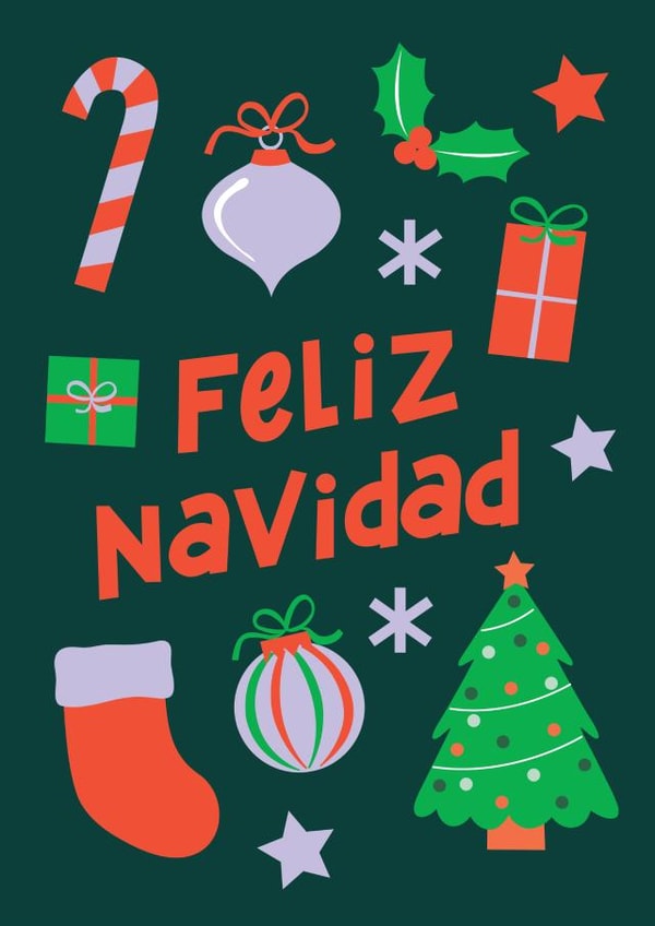 Beautiful christmas card in any language created by Catalina Williams