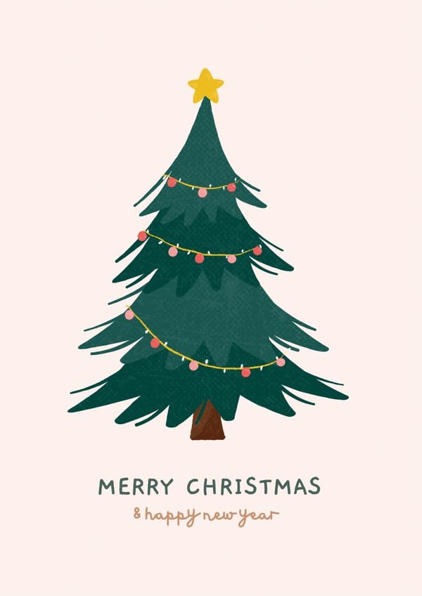 Merry Christmas | New Year | Christmas Greeting Card created by @TheGrafixCat