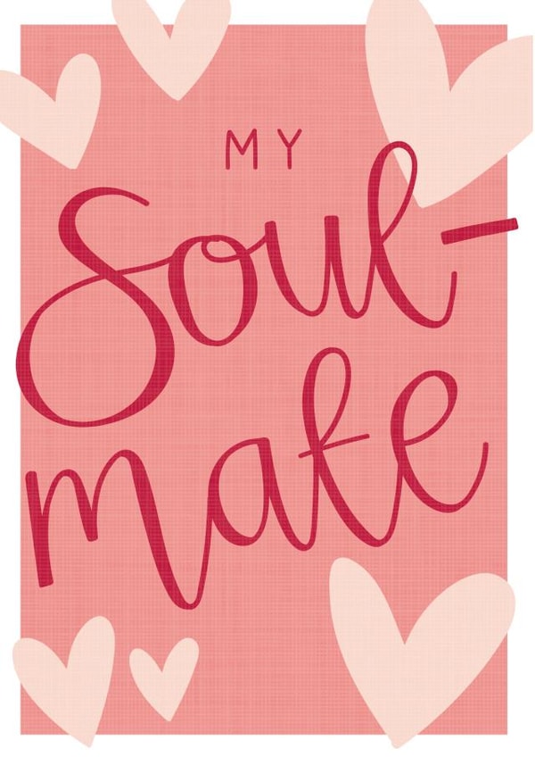 Cute Valentine's Card - My Soulmate created by Two For Joy Illustration