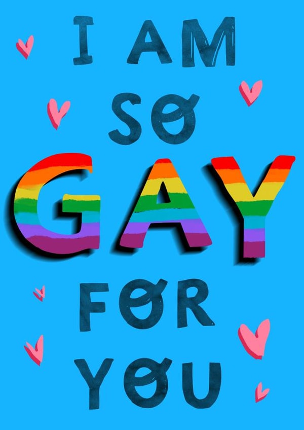 Big gay love created by Rosie Johnson Illustrates