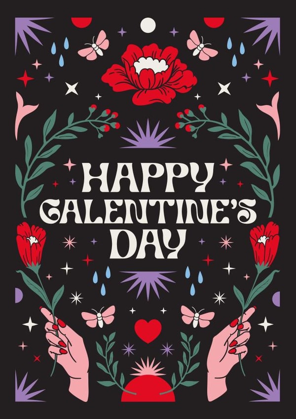 Happy Galentine's Day Card for all the Amazing Gals in your life created by Oh Ellie Studio