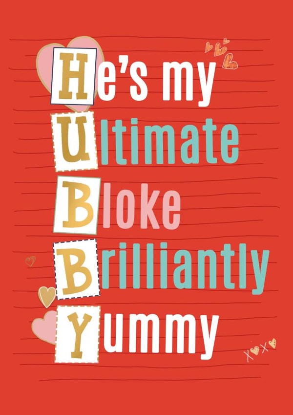 Cute Husband Valentine's Card for your ultimate brilliant hubby! created by Quitting Hollywood