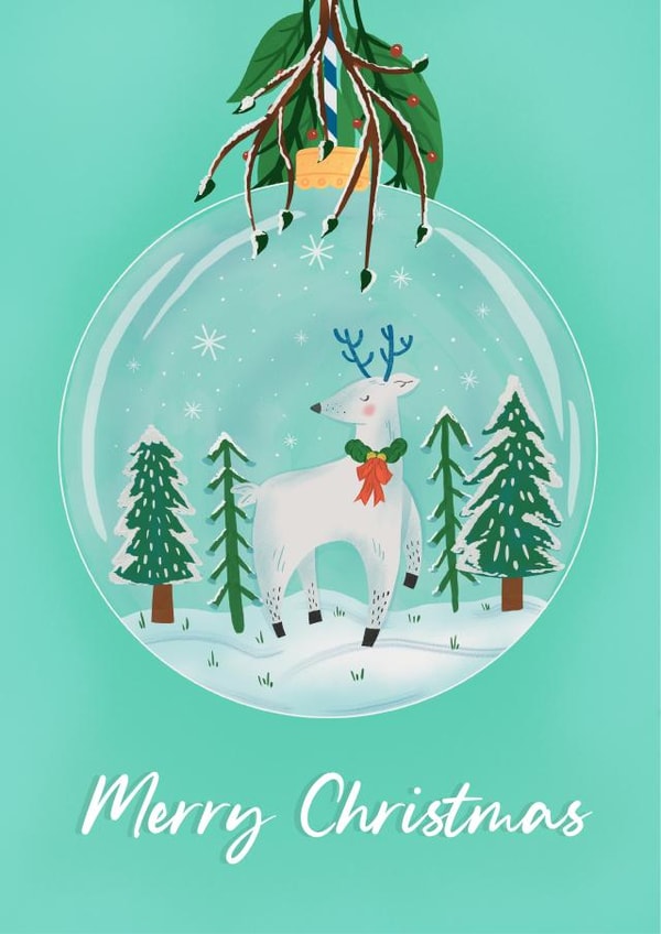 Cute Woodland Christmas Card created by Lisa Parker