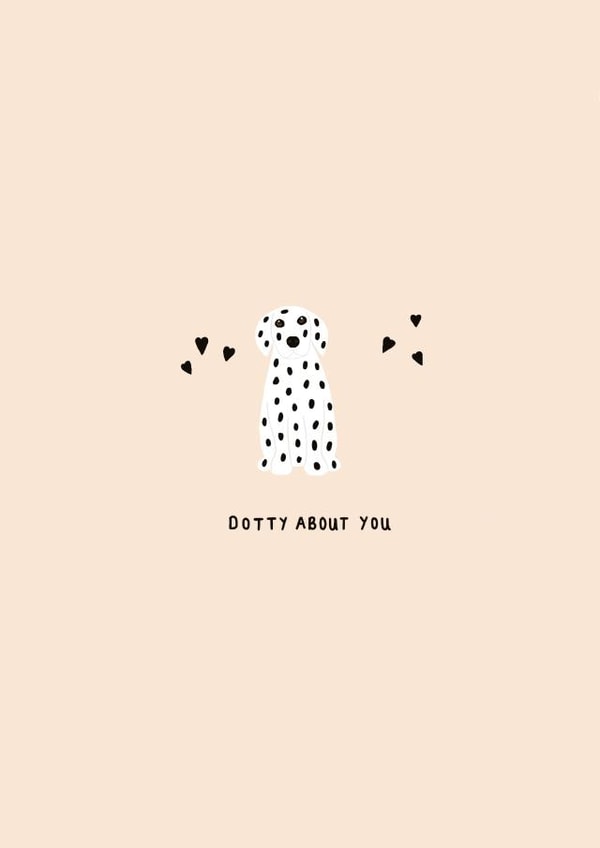 Cute Anniversary/Valentine’s Day card for your loved one - Dotty About You created by Casey's Designs