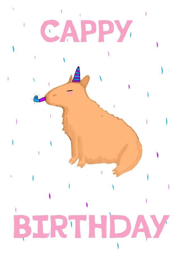 Cappy Birthday created by WimCards