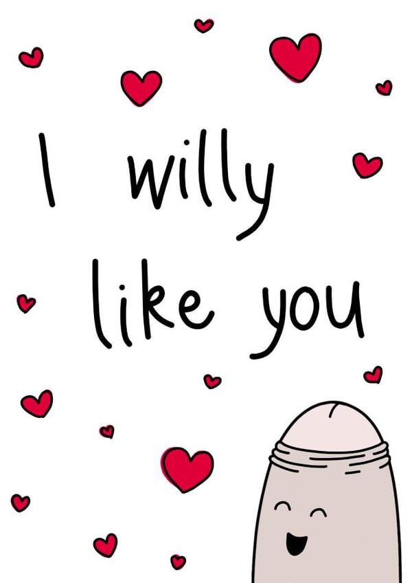 Funny rude valentines card created by Amaisin’ cards