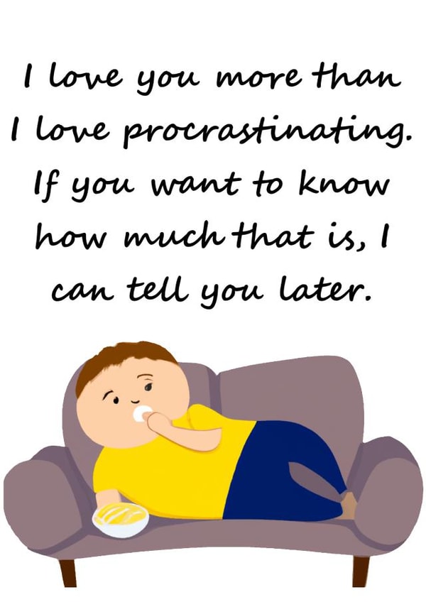 Funny Anniversary or Valentines card for your significant other. created by Laughable Letters