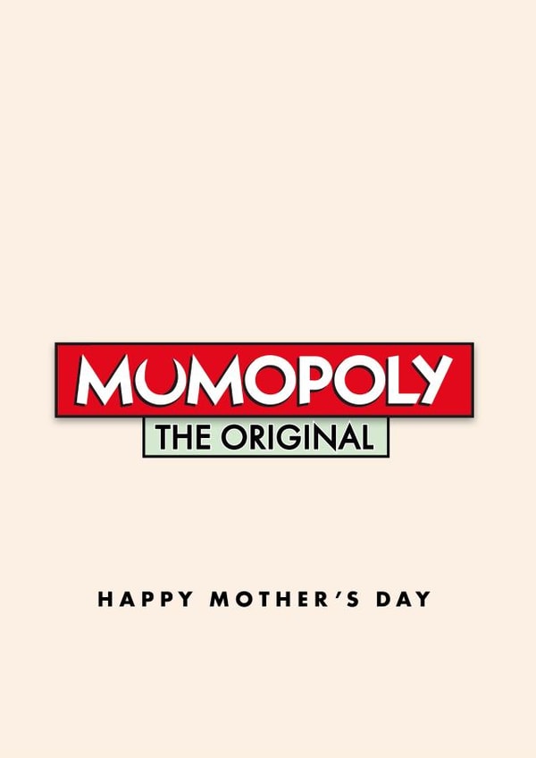 Gaming Mother's Day Card - Monopoly - Board Game created by Cards from Designers