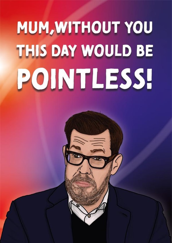 Celebrity Mother's Day Card - Pointless - Richard Osman created by Cards from Designers