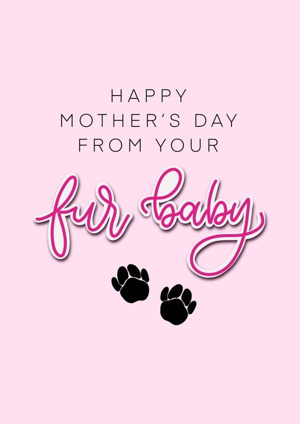 Happy Mother’s Day from your Fur Baby created by Bethany Angel