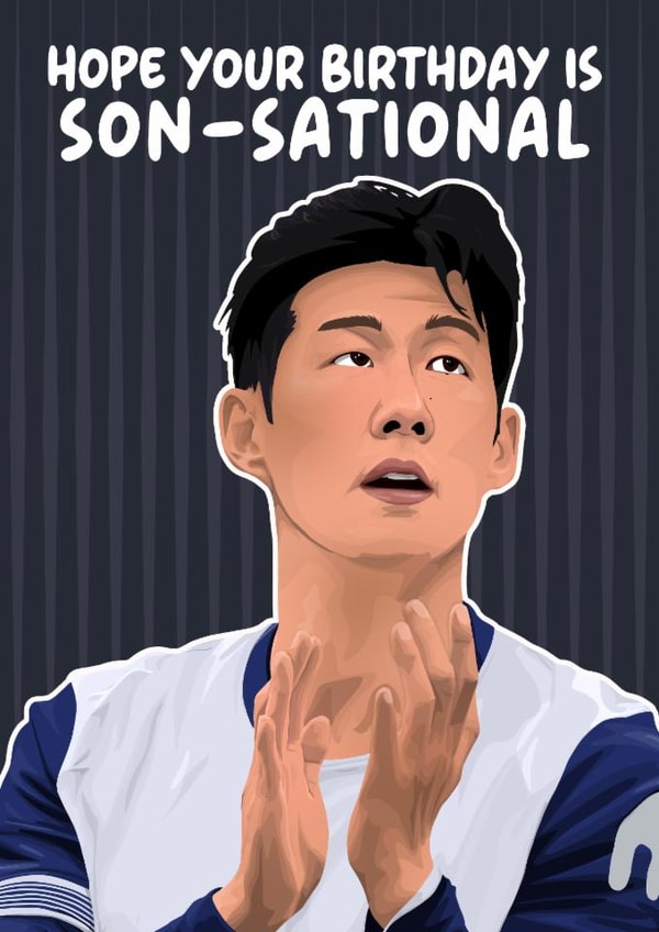 Son Heung Min - Birthday - Tottenham created by Pink + Pip