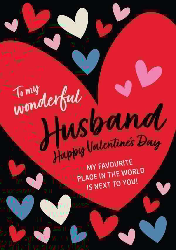 Heartfelt, Fun, Husband Valentine's Day Card For Significant Other created by frances Wilson