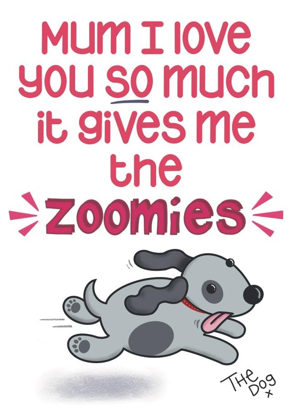 Cute Mother's Day Card From The Dog | thortful
