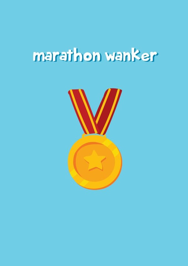 Marathon Wanker created by @Laura Lonsdale Designs
