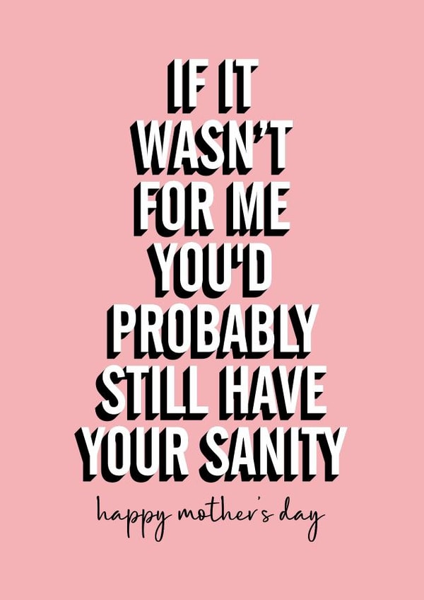 Funny Mother's Day Card - Happy Mother's Day created by Elise Williams