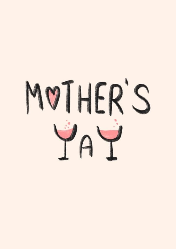 Mother’s Yay Doodle Card - For Mum - Mothers Day - Cheers created by Lisa Wardle