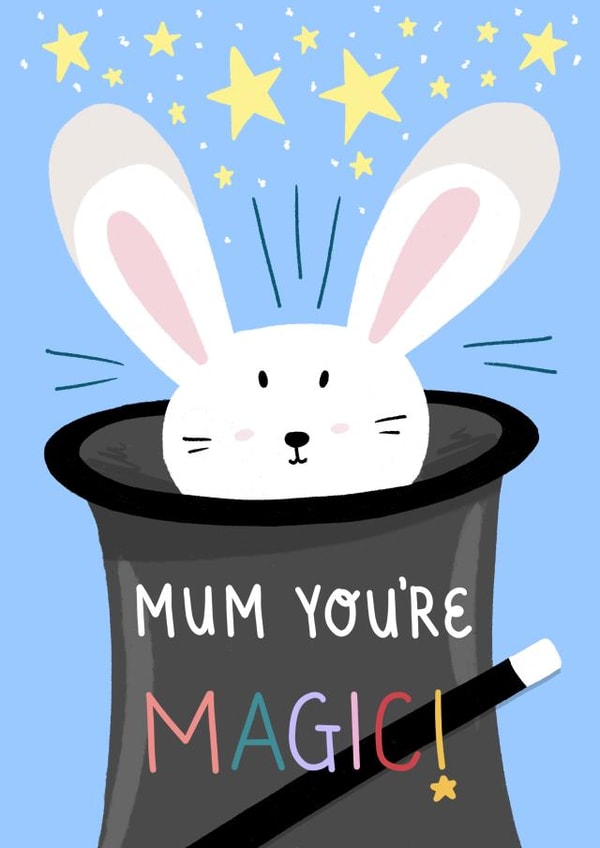 Cute Mother's Day Card - Mum You’re Magic! created by Paper Wishes Co
