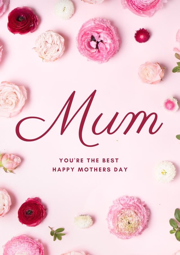 Mother’s Day - your the best - Happy Mother’s Day - Flowers - Pretty Card created by Hindlet Hideaway 