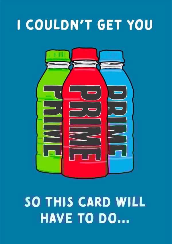 Trending Birthday Card - I couldn't get you PRIME so this card will have to do... created by Cards from Designers