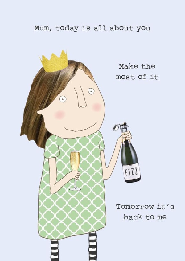Cheeky Mother's Day card - All About Mum created by Rosie Made A Thing