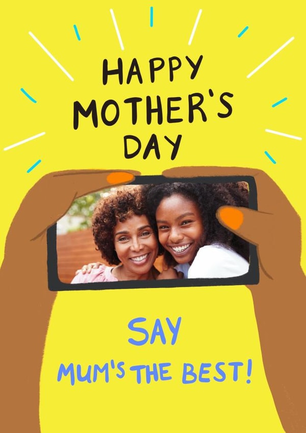 mum cute Mothers Day Personalised Photo Card 22091 created by LittleTalesByGem