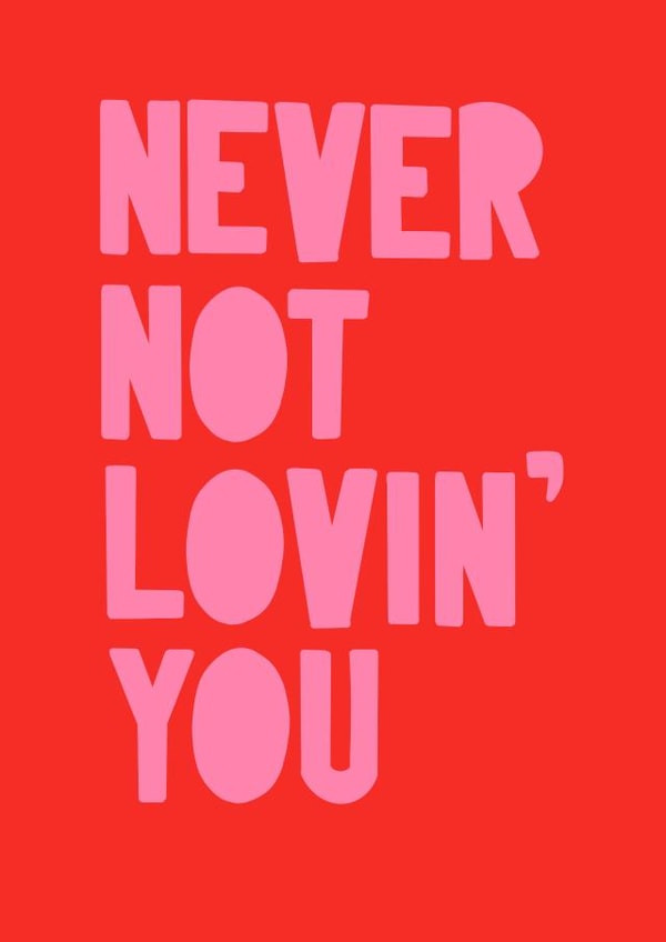 Fun valentines card for your significant other / bestie created by Emma Mattinson Design Studio