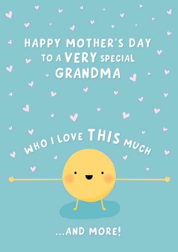Cute Grandma Mother's Day Card - Special Grandma created by Macie Dot Doodles