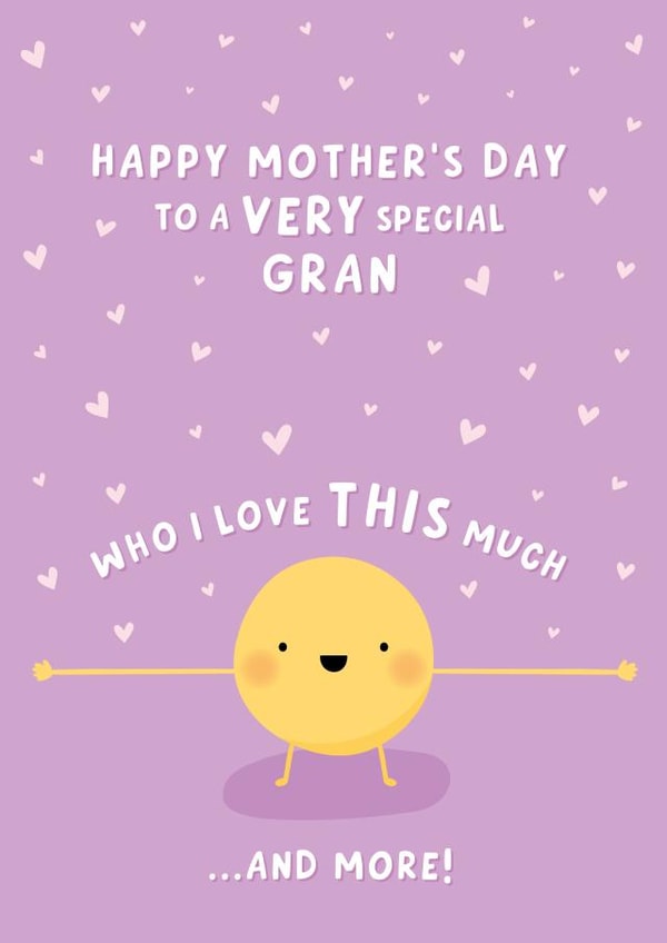 Cute Gran Mother's Day Card - Special Gran created by Macie Dot Doodles