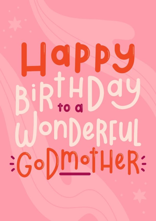Wonderful Godmother Birthday card created by Joanne Hawker