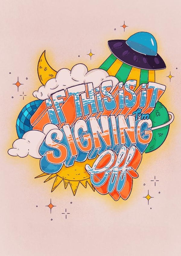 Funny Leaving announcement for Friends and Fans - the greatest - Lana del Rey created by Randa Machnok