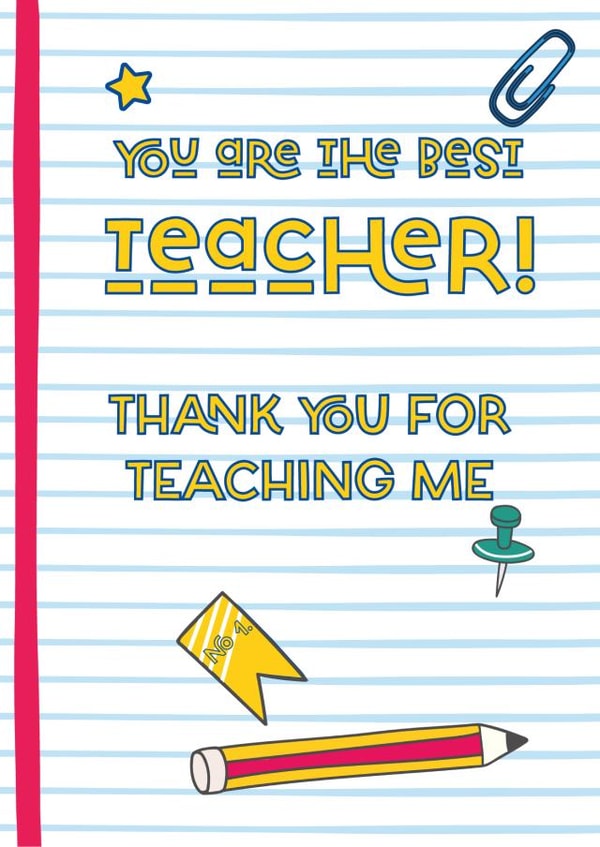 Thank you for teaching me created by The Gifting Knot