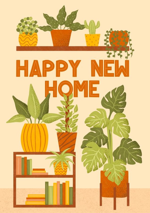 Happy New Home for Plant Lover created by Sarah Cowan