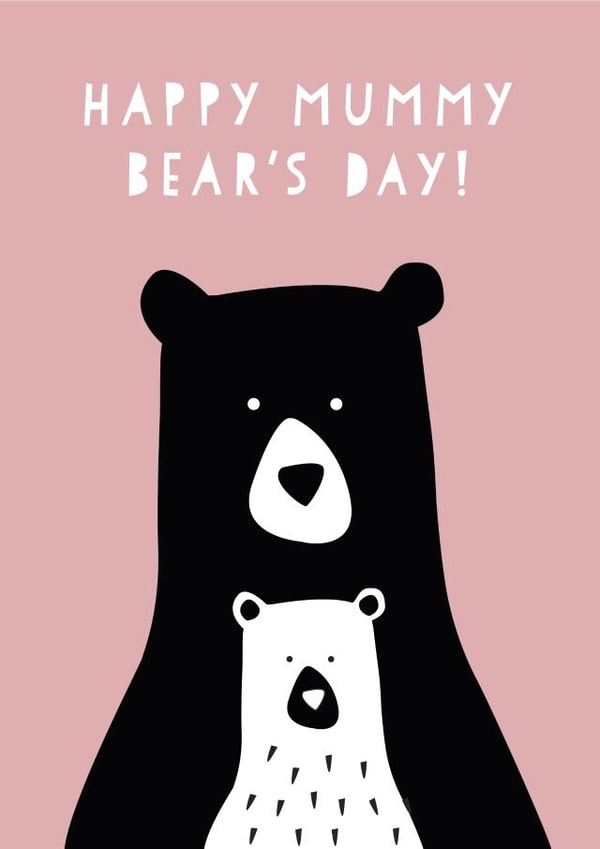 Cute Mother's Day Card - Mummy Bear created by Heather Alstead Design LTD