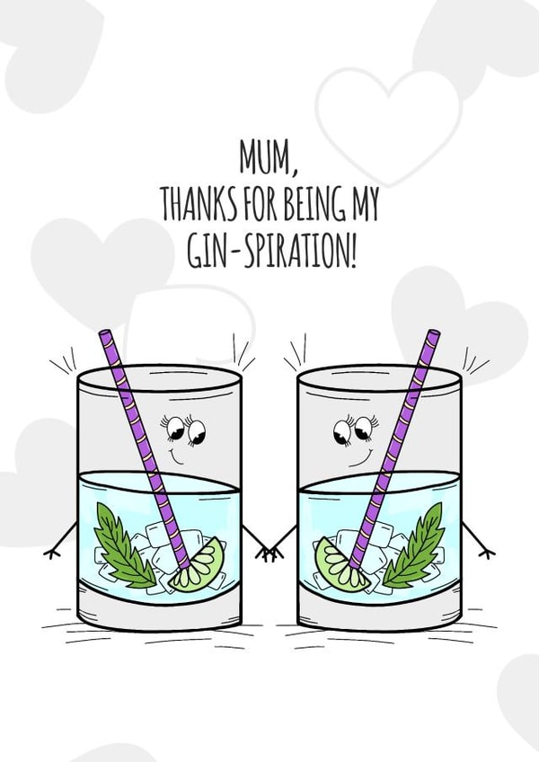 Mum's a Ginspiration! created by Charlotte Eales 