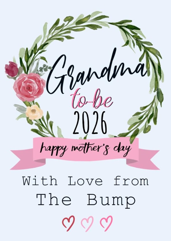 Mother’s Day Card - for Grandma to be 2026 created by Kerrylovescards