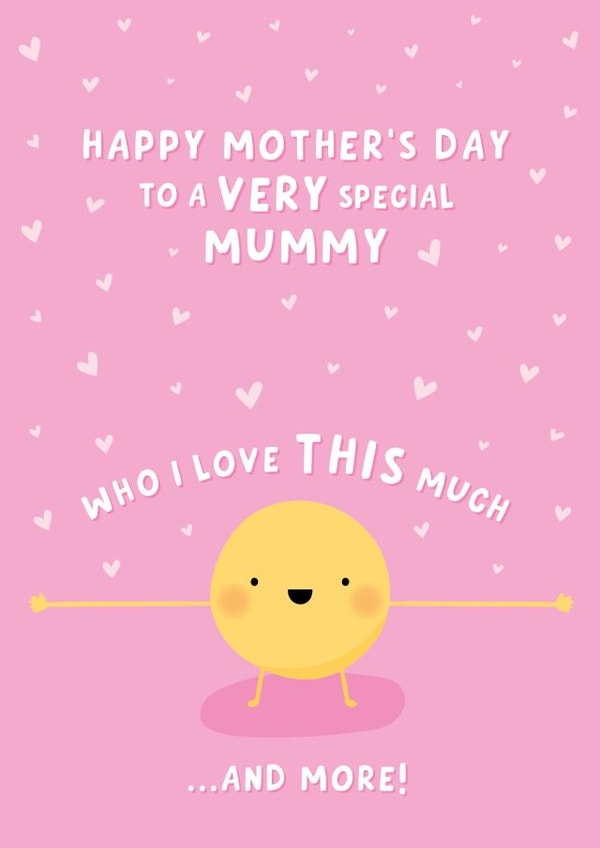 Cute Mummy Mother's Day Card - Special Mummy created by Macie Dot Doodles