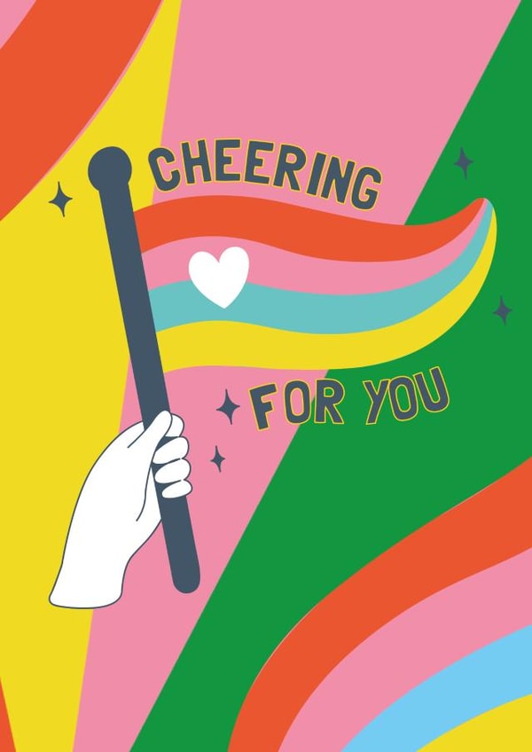 Rainbow Positivity Card created by The Gifting Knot