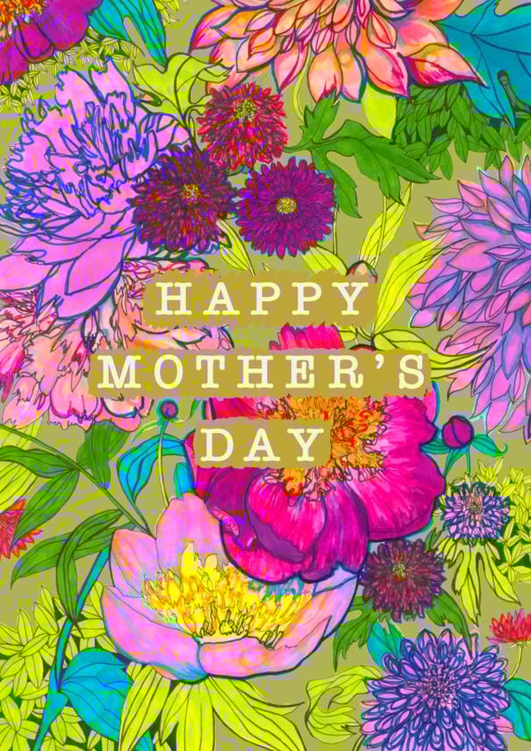 The prettiest Mother’s Day card for your lovely mum created by Marcella Wylie