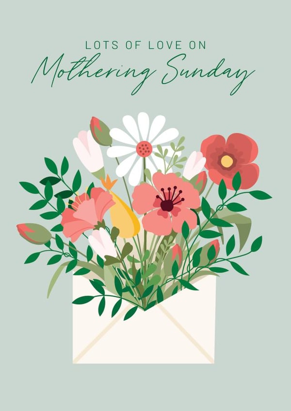 Classic Mother's Day Card - Mothering Sunday Card created by Creationery