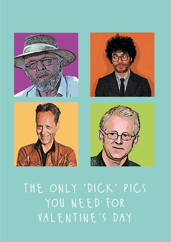 Famous Richards Dick Pic Valentine's Day Card created by Betsy Benn
