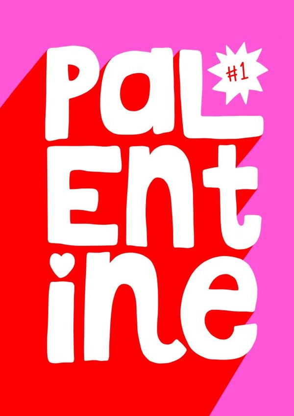 Cute Valentine's Card for your Friend - Palentine - Galentine created by SAUCY PUPS