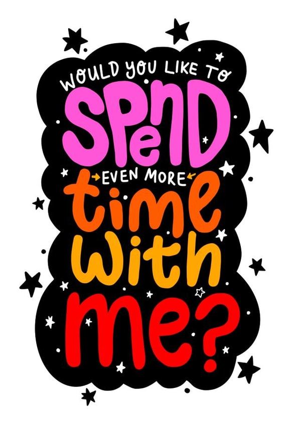 Valentine's Card for a needy other half - For When you just can't get enough! created by SAUCY PUPS