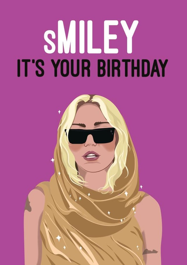 Funny sMiley Cyrus Flowers Birthday - Buy your own Flowers created by Quitting Hollywood