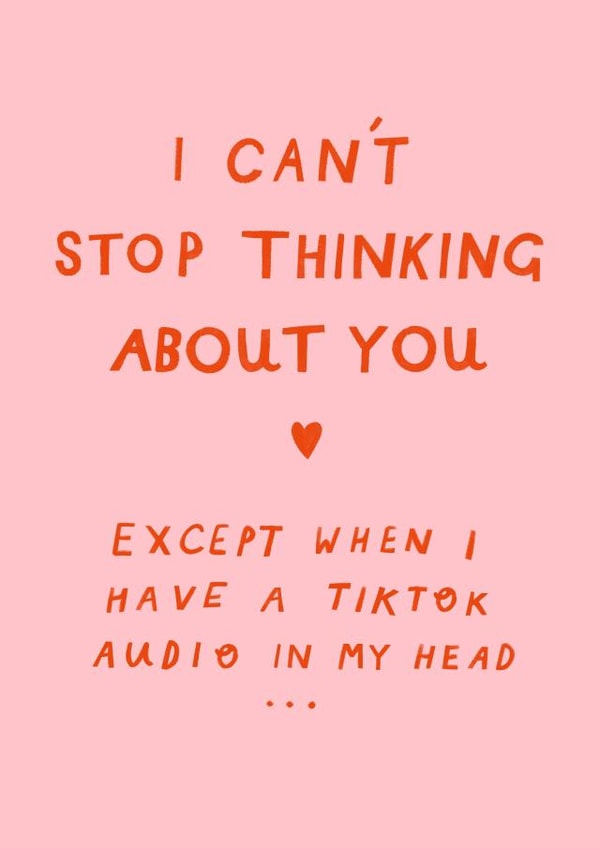 I Can’t Stop Thinking About You… created by Holly Walsh